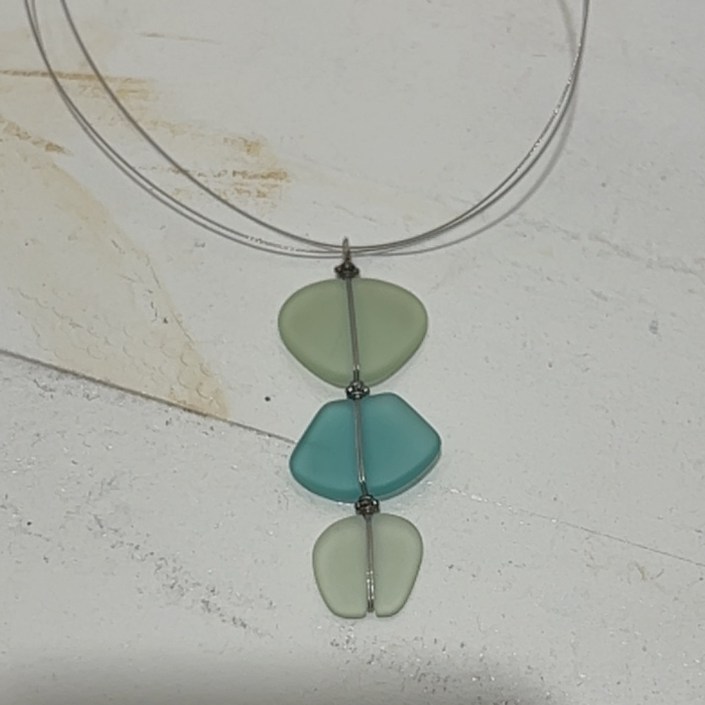 3 Piece Seaglass Necklace